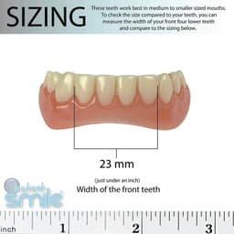 Instant Smile Teeth Lower Veneer - Flexible - image 4 thumbnail