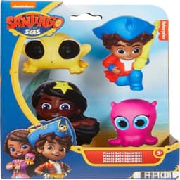 Fisher-Price Santiago of The Seas Pirate Bath Squirters Toys 4 Pack thumbnail