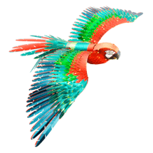 Metal Earth ICONX: Jubilee Macaw Parrot
