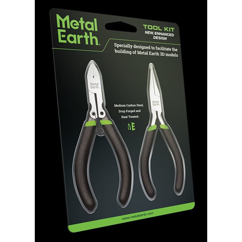 Metal Earth: Tool Kit – Enhanced Design (Includes Clippers and Needle Nose Pliers)